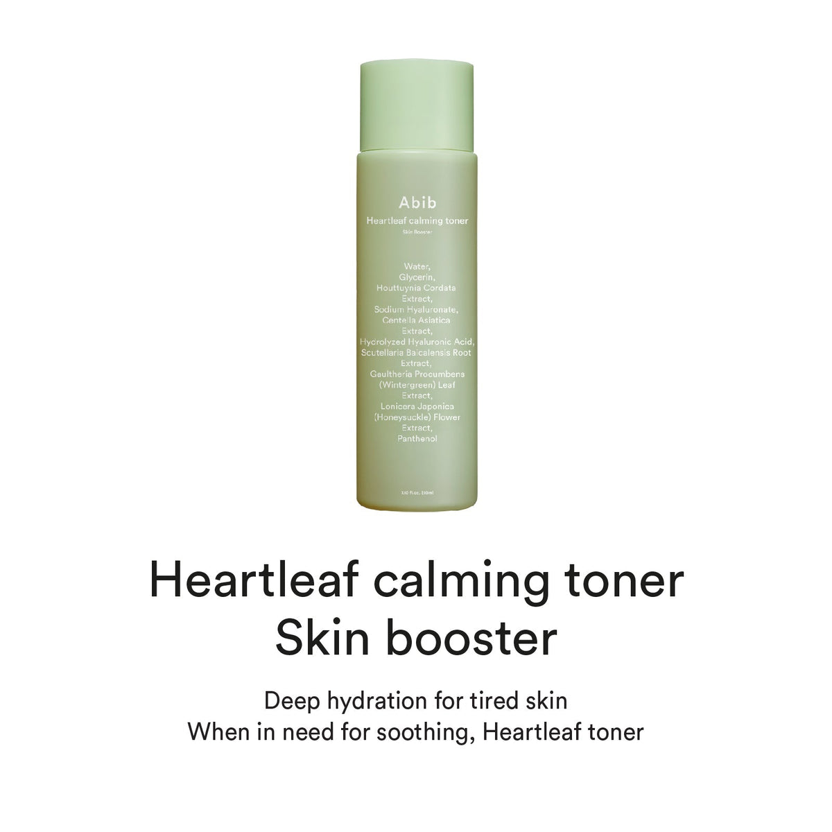 Abib Heartleaf calming toner Skin booster 200ml